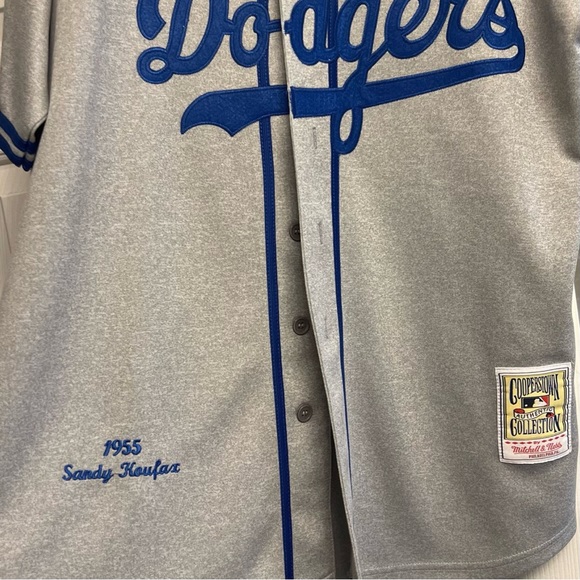 1955 sandy kaufax authentic Shirts Authentic Dodger Jersey Poshmark